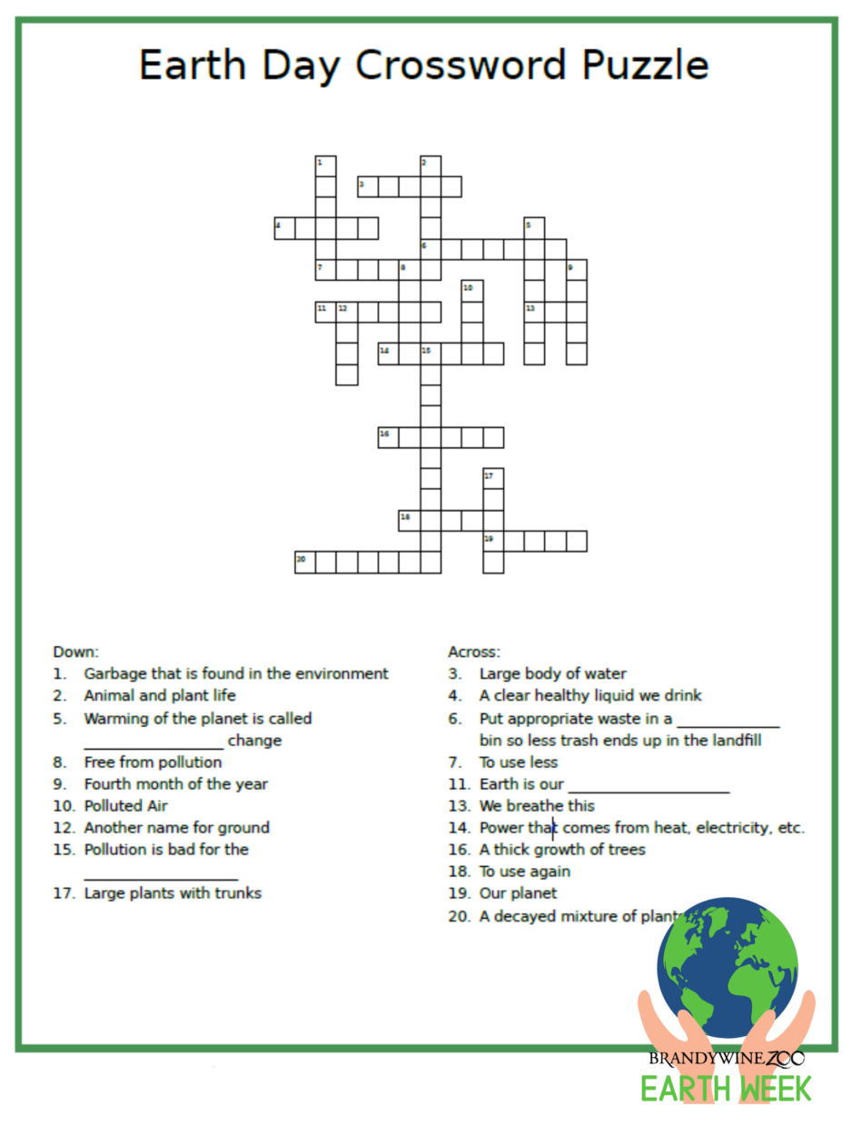 Earth Day puzzles • Brandywine Zoo