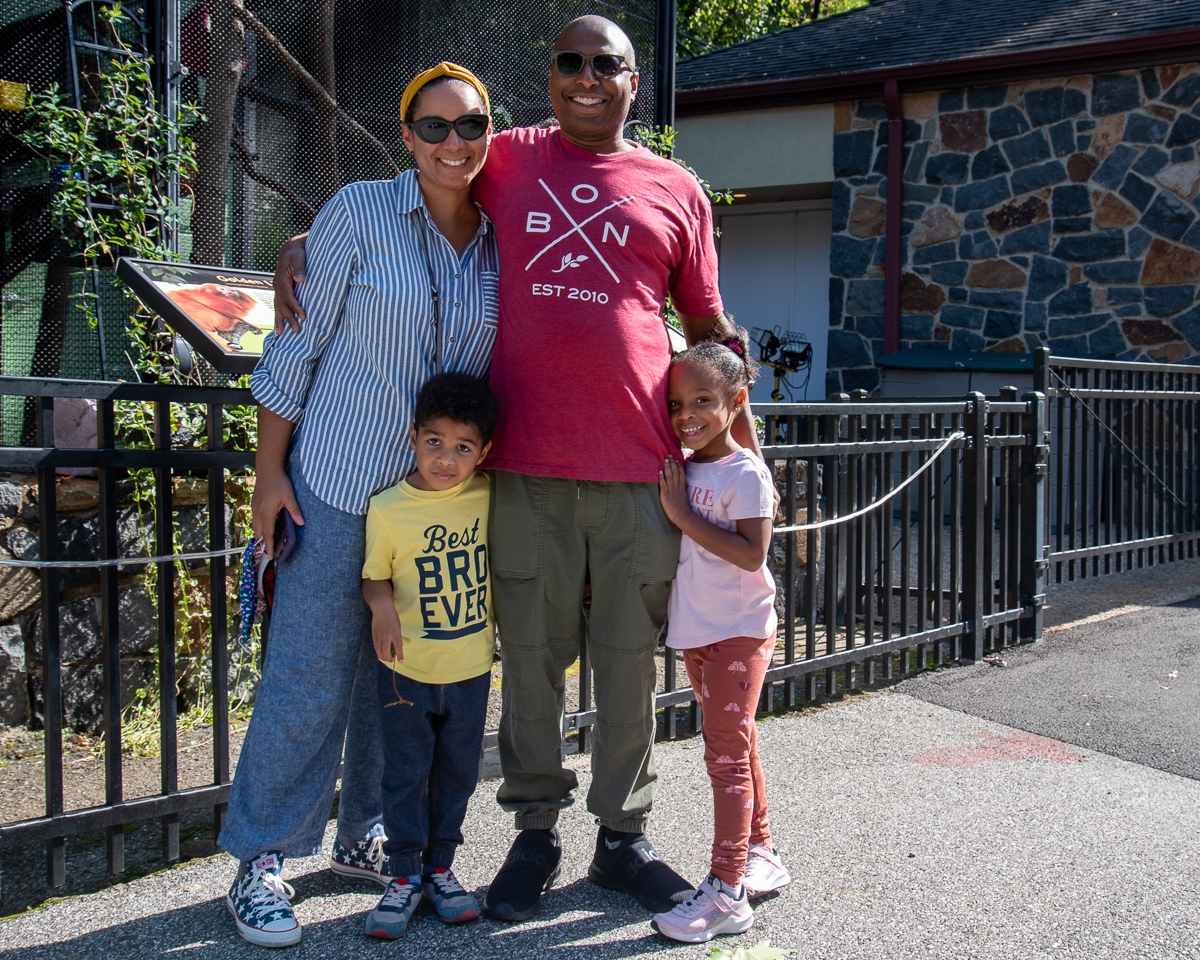 family at the Brandywine Zoo
