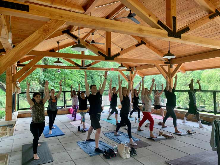 Yoga at the Brandywine Zoo