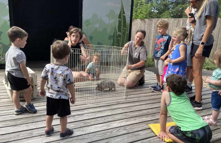Little Nature Explorers for ages two through 5 at the Brandywine Zoo