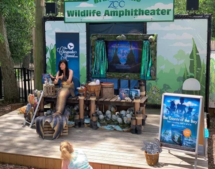 World Ocean's Day at the Brandywine Zoo featuring the Chesapeake Mermaid