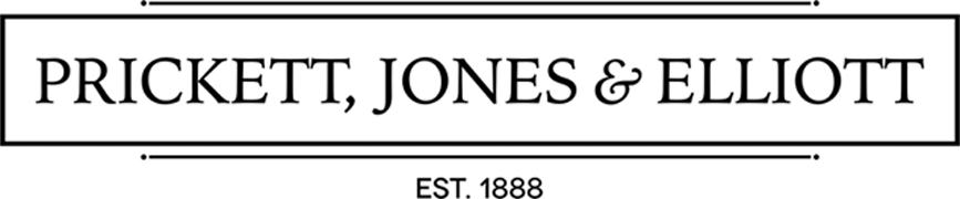 Prickett, Jones & Elliott logo
