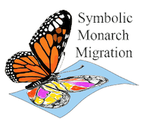 Symbolic Monarch Migration logo